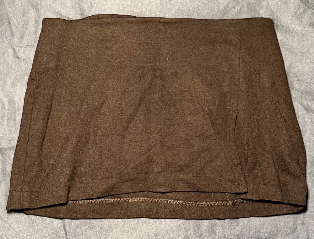 NWT Kikiriki Black Side Slit Mini Skirt Size Small